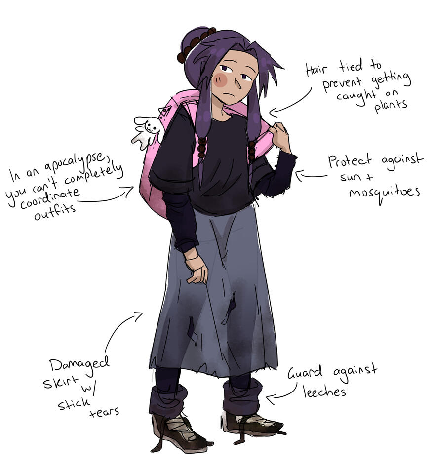 Early 'Quiet Girl' Concept Art