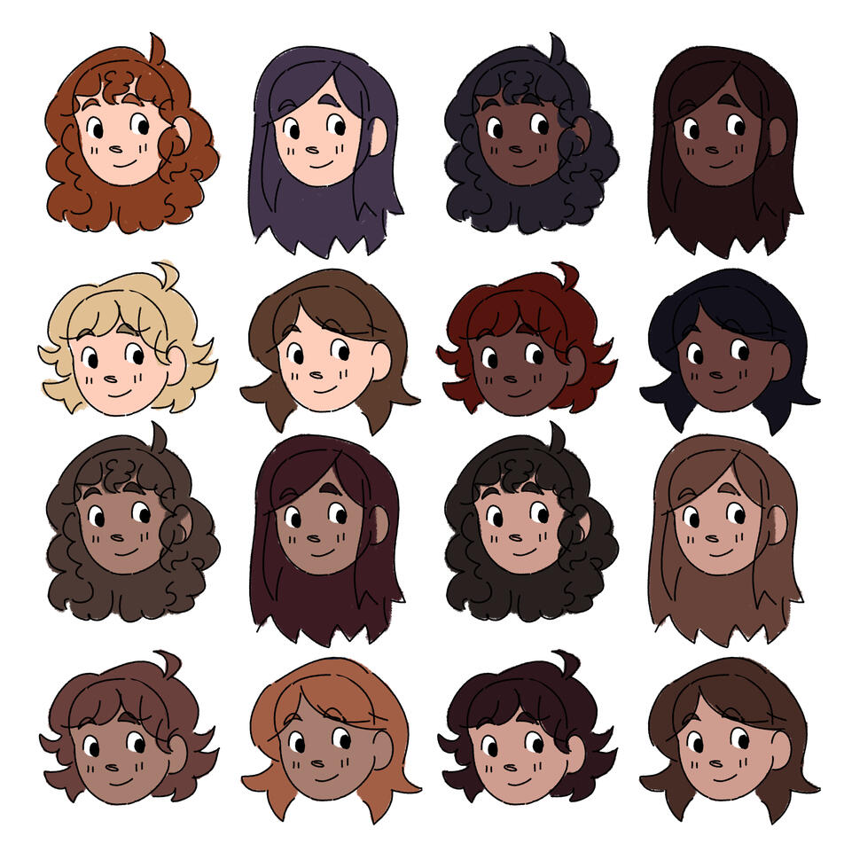 First pass Character Design concept art for Cassiopeia